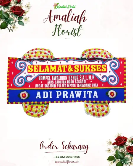 Papan Bunga Ucapan Selamat Supiori