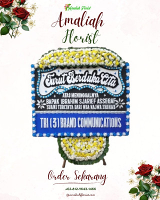 Papan Bunga Duka di Supiori